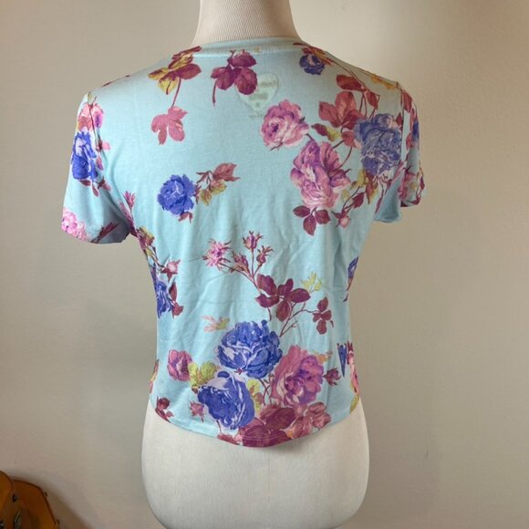 Love Shack Fancy x Beach Riot Floral Crop top Sz S - Picture 3 of 6
